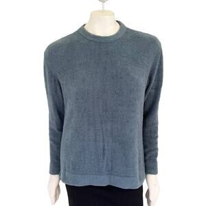 KNIX Cozzzy Crew Top Pullover Sweater in Muted Teal SZ M